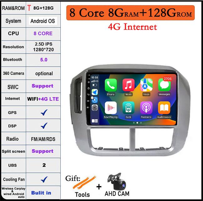 9 Lnch For Honda Pilot 2006 2007 2008 Car Radio Video Multimedia QLED Navigation GPS IPS 4G Wifi Stereo Screen Auto