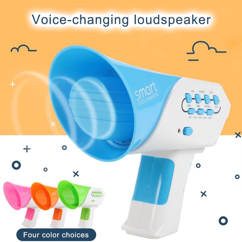 2026 New Funny Kids Loudspeaker Toy Voice-changing Toys with 7 Different Voice for Children Creative Funny Variable Speakers
