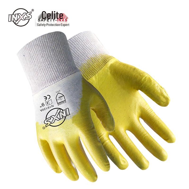 SELECT SAFETY N19120A Heavy-Duty Nitrile Work Gloves Size 9