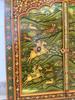 Handmade Wooden Jharokha Wall Hanging: Royal Hunting Scene, Festival Decor Frame
