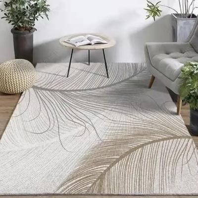 Nordischer Federteppich Wohnzimmer Sofa Dekor Schlafzimmer Bettseite Bereichsteppiche Ankleidezimmer Rutschfest Waschbar Zuhause Couchtisch Bodenmatte