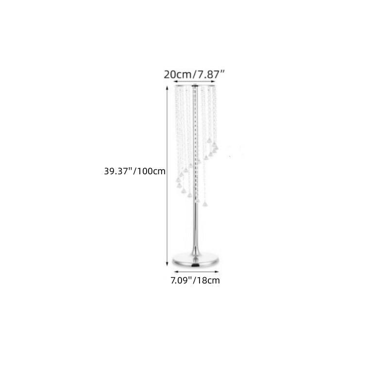 Golden Iron Wedding Flower Stand Ornament for Hotel and Home Decor