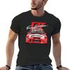 Slim-Fit Short-Sleeve T-Shirt Featuring a High-Octane Graphic Print of the Classic Marlboro-Liveried Mitsubishi Lancer Evolution Rally Car,