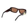 MCM Exquisite Elegant Design Rectangular Sunglasses Unisex Sunglasses Tortoiseshell MW0032-52J