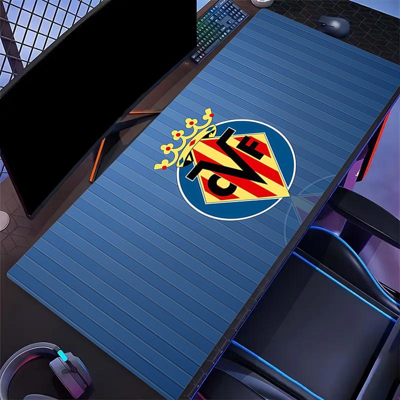 Villarreal Club de Fútbol Print Cushion Non-slip Laptop Tablet Big Mousepad XXL Mat Mini PC Playmat With Lock edge