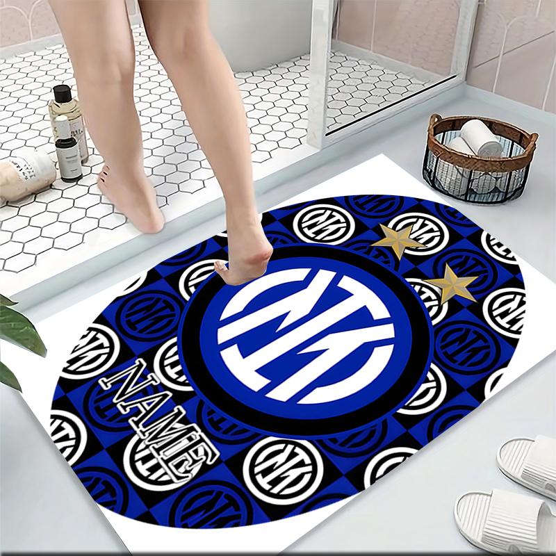 Custom Name Nautical Crest Emblem Carpet Rug Customizable Soft Washable Anti-Slip Home Living Room Sofa Mats Personalized Rug. 0909200