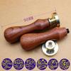Unique Wood Handle Wax Seal Stamp Wedding Custom/Greetings Envelope Seal Scrapbooking Greetings Wax Seal Stamps