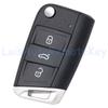3 Buttons Half-Keyless Remote Car Key Fob 434MHz MQB48 Chip for VW Seat Leon Ateca Golf7 MK7 Touran Polo Tiguan Skoda Octavia