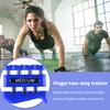 Entrenador de fuerza de agarre, herramienta de rehabilitación bidireccional para el entrenamiento de agarre de manos, ejercitador portátil para fortalecer los dedos.