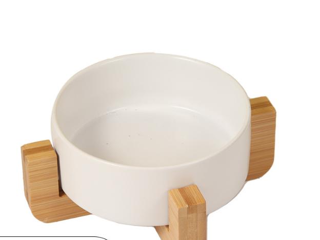 Nice Ceramic Cat Bowl Cat Food Basin Anti-overturn Drinking Water Cat Bowl Dog Cat Feeding Drinking Water Pet Bowl Dog Bowl