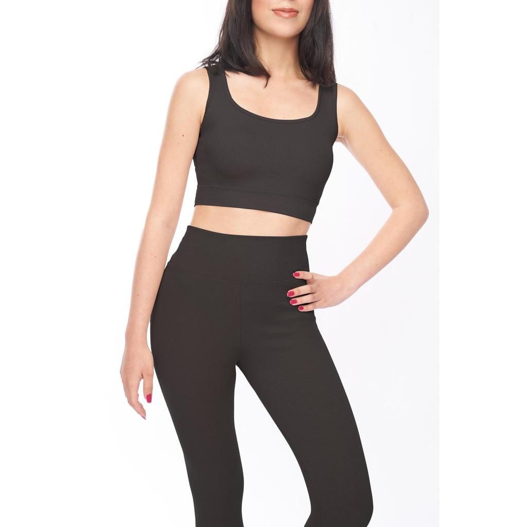 Lookus Damen/Damen Maside Set aus geripptem Oberteil und Leggings