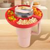 Fashion Snack Platter Rings Easy Install Removable Mug Food Platter For Cup's Accessories