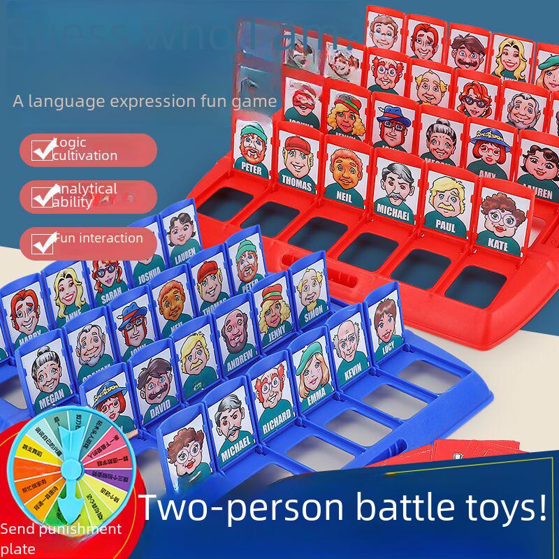 Logical Reasoning 'Guess Who I Am' Board Game - Educational Parent-Child Interactive Toy