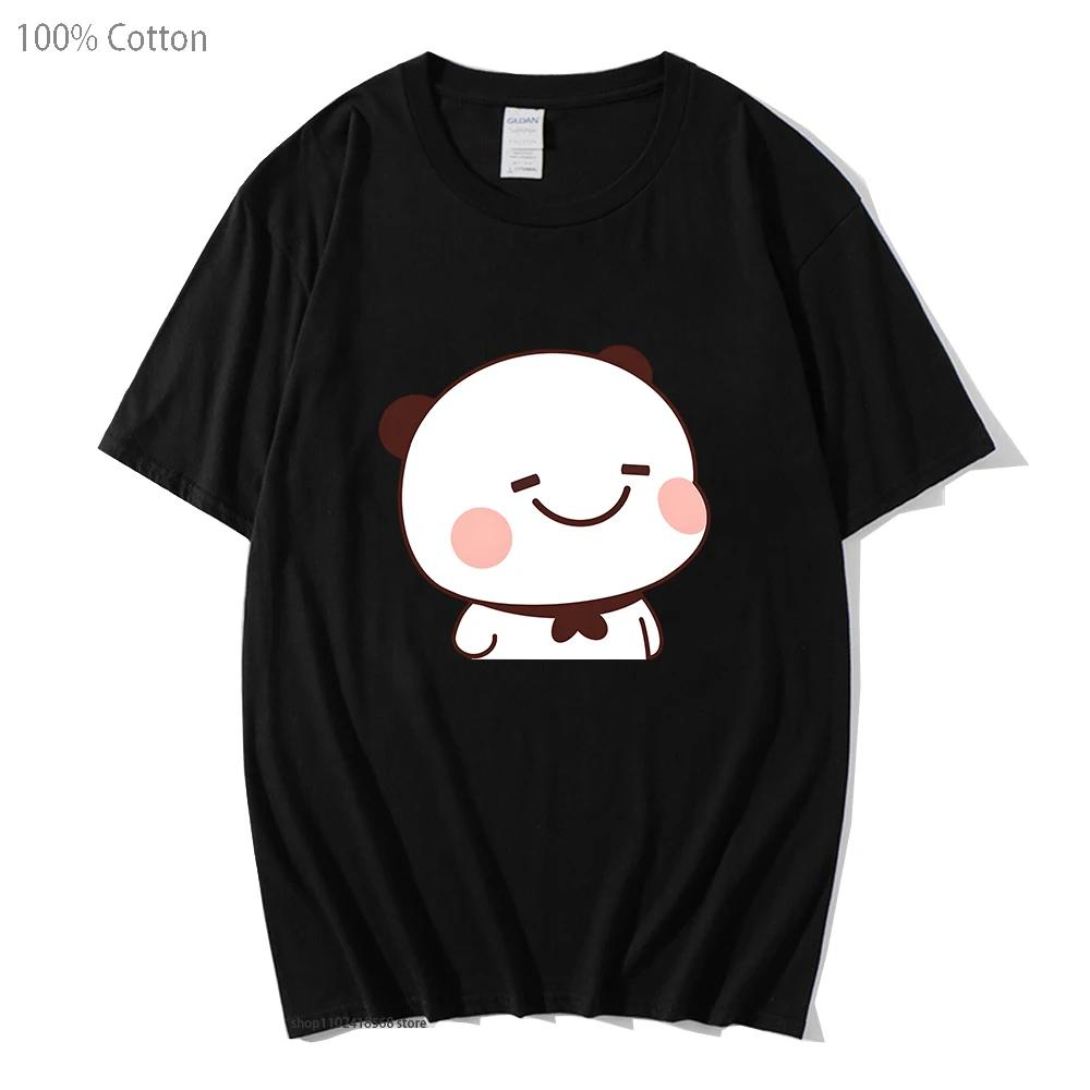 Couple Clothes Funny Face Dudu Ble Ble Bubu Is Happy Face Graphic T-Shirts Men's T Shirt Panda Bear Tops Summer Tees