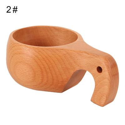 Roamtic Mode Küche Kaffee Milch Holz Kuksa Frühstück Tee Trinken Antike Outdoor Tragbare Tasse Tasse