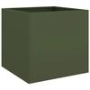VidaXL Jardinière, Flower Box, Plant Pot, Flower Box, Raised Garden Planter for Patio Terrace, Olive Green 841553