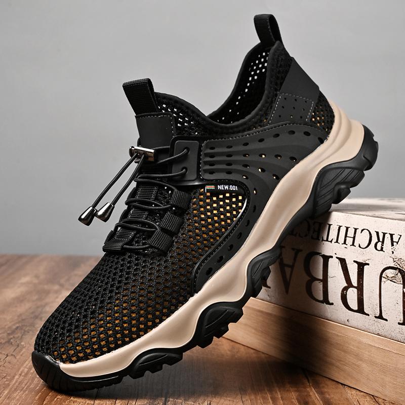 Mode Atmungsaktive Herren Laufschuhe Leichte Männliche Trainings-Sneaker Neue Bequeme Mesh-Schuhe Stilvolles Sportliches Trekkingschuhwerk Trainer