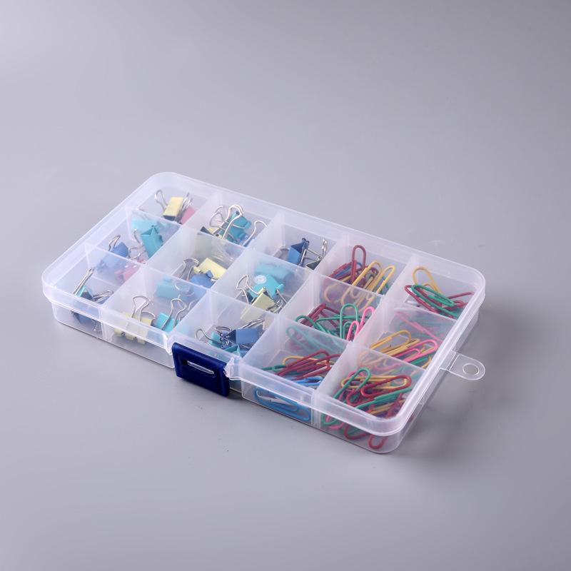 Transparent 15-Compartment Tackle Box for Lures, Jewelry, and Accessories
