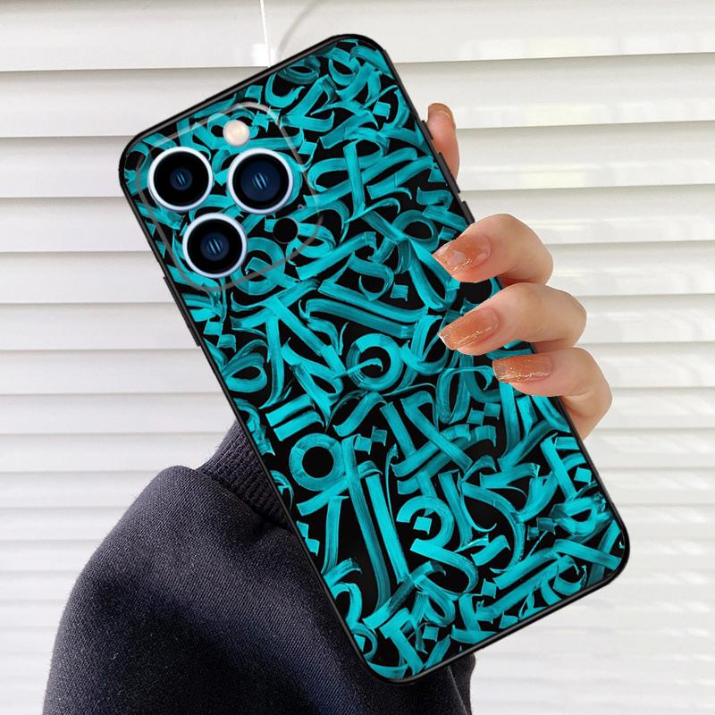 Pokras Lampas Art Graffiti Phone Case For iPhone 17 16 15 13 11 12 14 Pro Max mini 15 16 Plus 16e 17 Air Cover Fundas