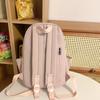 Children's Schoolbag Grade 3-6 Primary School Backpack Solid Color Women's Backpack