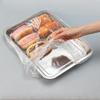 20 Stück/Packung Transparente Extra Große Frischhaltefolienabdeckungen Lebensmittelqualität Frische Staubschutzhüllen Verdickte Elastische Abdeckungen Für Restaurants Gekochte Speisen Backen