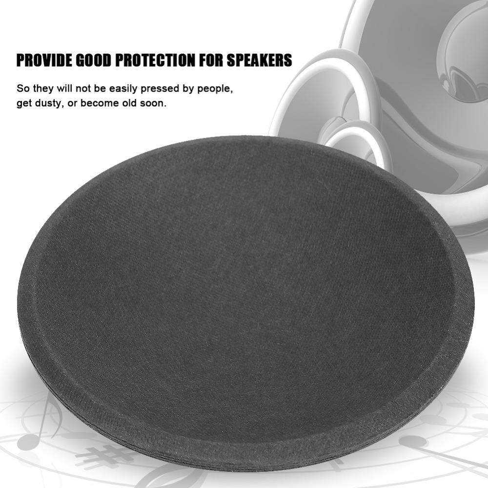 5PCS Sound Equipment Parts Various Sizes Optional Subwoofer Dust Cap Black Speaker Dust Cap Paper Horn Protective Large Speakers