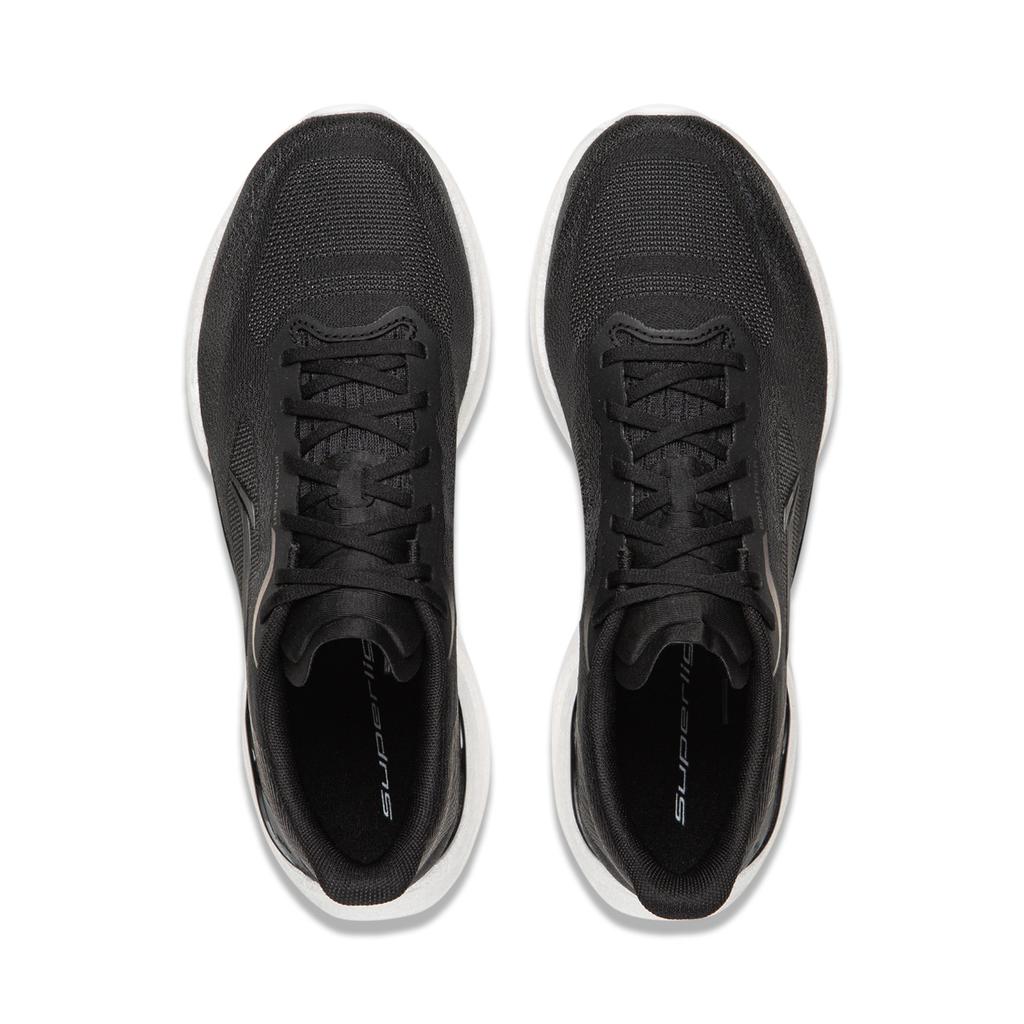 Li Ning Super Light 23 Cushioning Slip Resistant Abrasion Resistant Breathable Low top Running Shoes Women's Black ARBW018-3