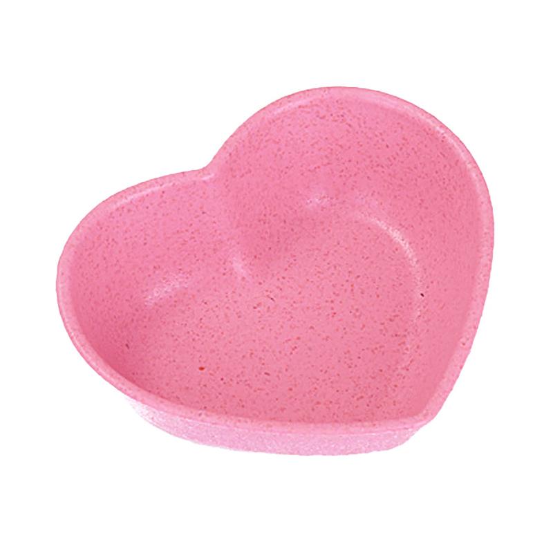 

Посуда Чаша в форме сердца Легкая миска для приправ Еда Соус Блюдо Тарелки для закусок Для кухни Инструменты Кухонные принадлежности розовый