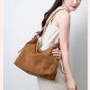 Neue Damen-Schultertasche aus Wildleder, Hochwertige lässige Damen-Handtasche mit großem Fassungsvermögen, Weiche Ledertasche für den Weg zur Arbeit, Achsel-Tote-Bag