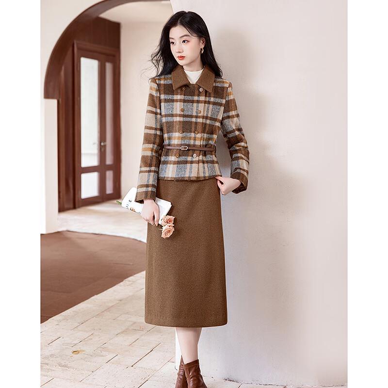 Casual Plaid Women's Two-Piece Set