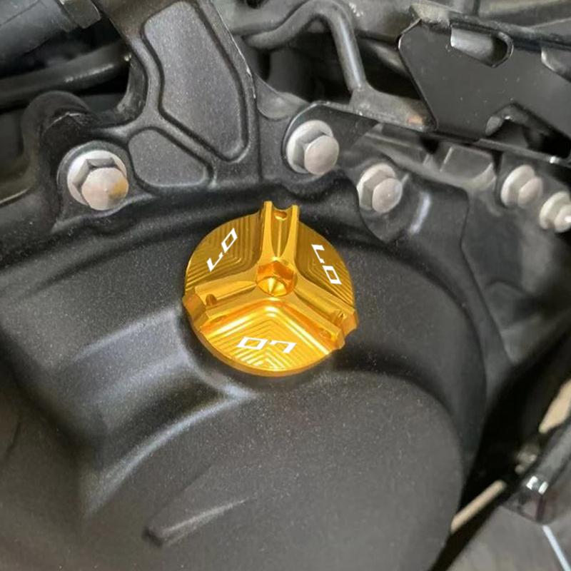 For Yamaha MT07 MT 07 FZ07 2014-2024 2021 2022 2023 Motorcycle Accessories Front Rear Brake Fluid Reservoir Cover Engine Oil Cap