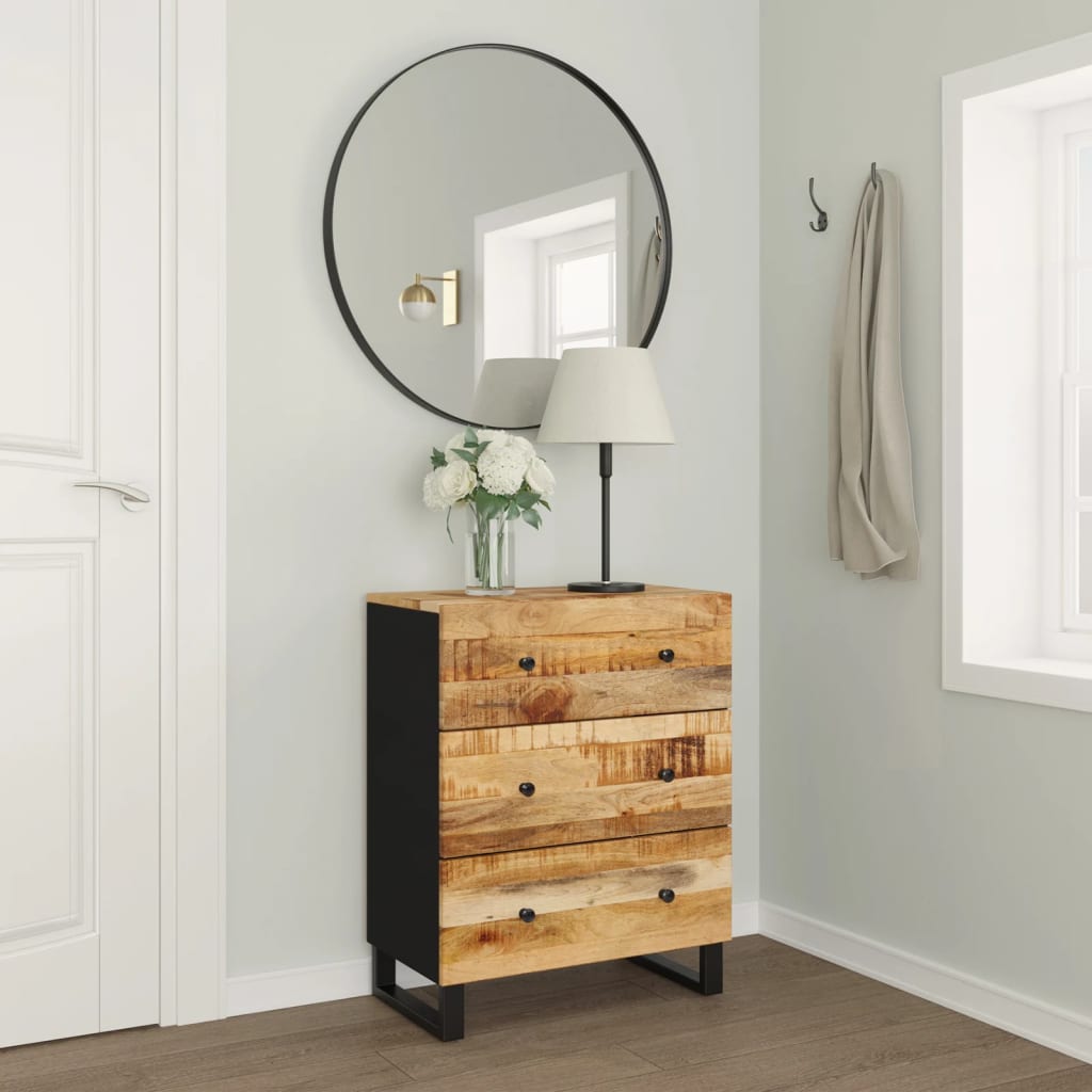 Sideboard 60x33x75 cm Solid Mango Wood