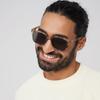 [IZIPIZI] Izipizi Sunglasses #L Model Square (Light TortoiseGray)
