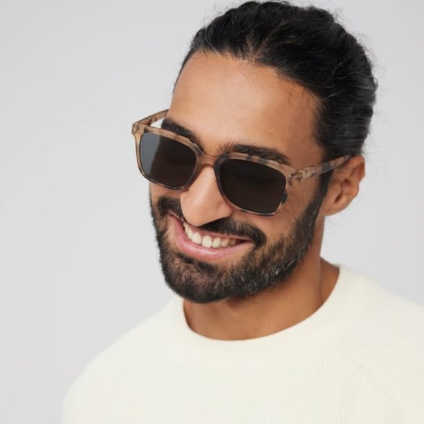 [IZIPIZI] Izipizi Sunglasses #L Model Square (Light TortoiseGray)