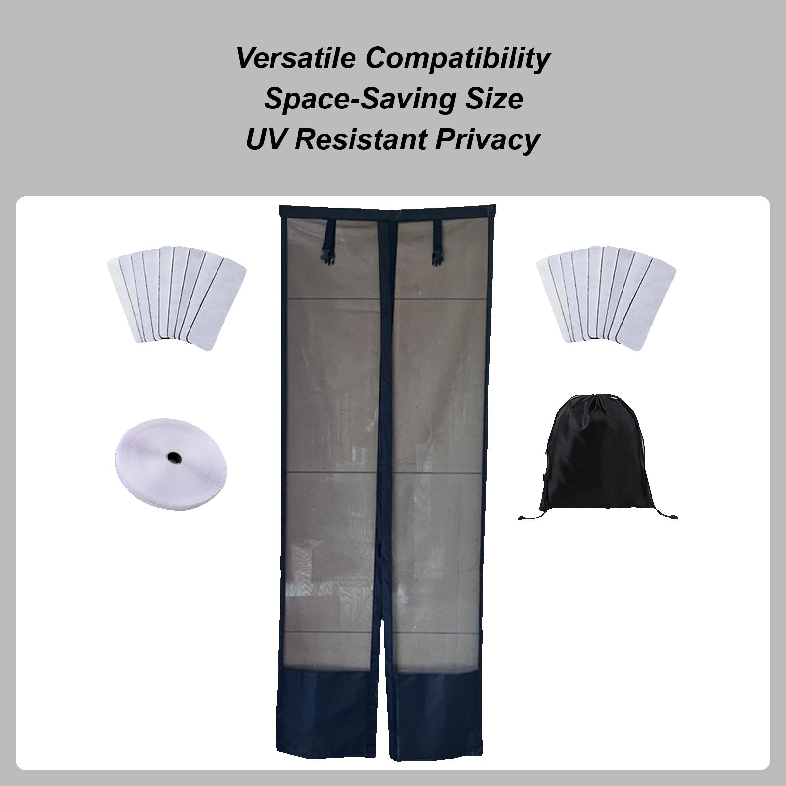 

RV Door Screen Protector RV Screen Door Guard Full Coverage UV-resistant Breathable Privacy For Seasonal Enclosures Trailer China Mainland