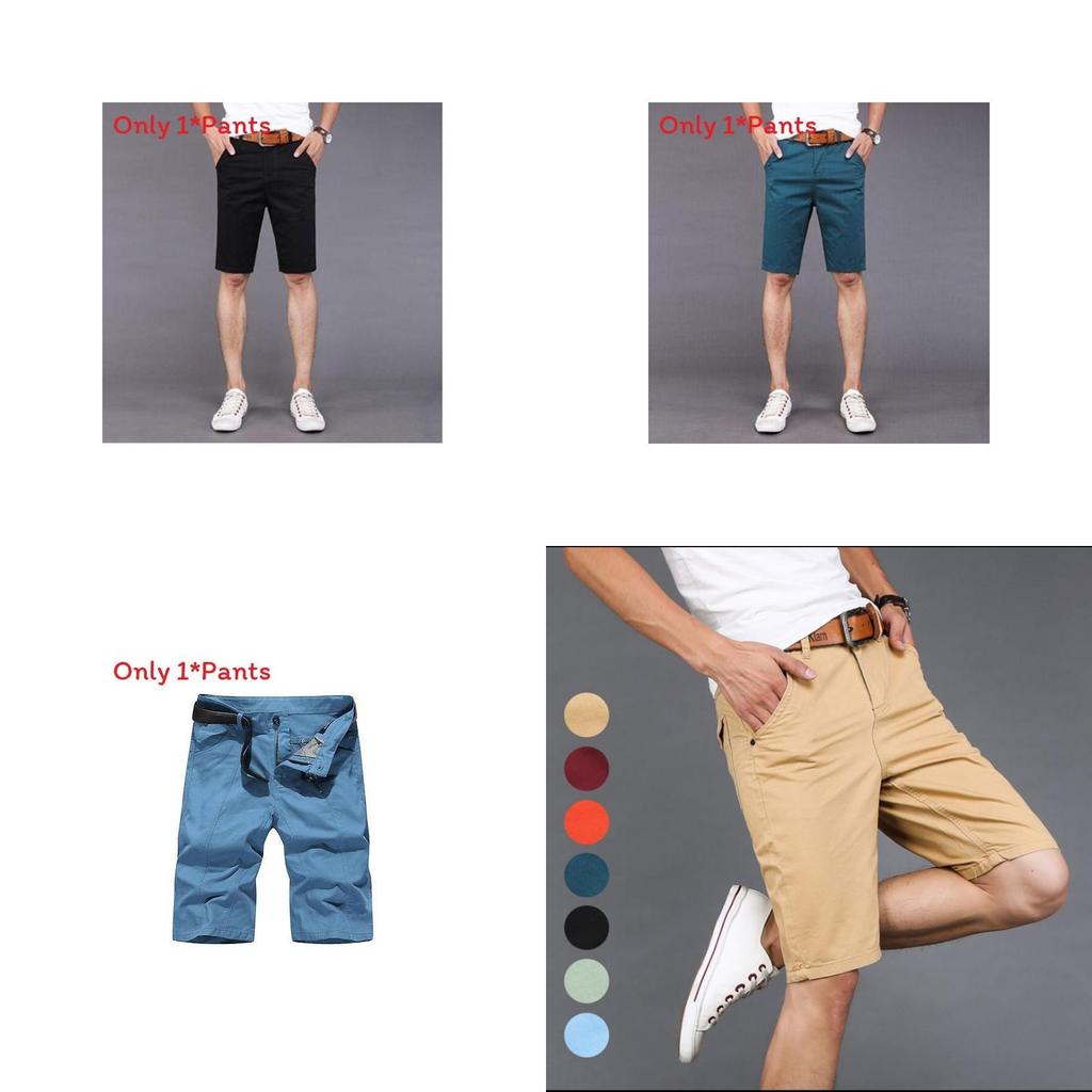 Summer Mens Cargo Shorts With Bamboo Fiber For Casual Wear And Comfort