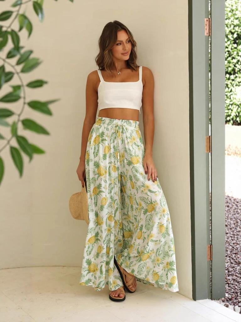 2025 Autumn/Winter Women’s Casual Wide-Leg Loose Fashion Long Pants - European and American Style