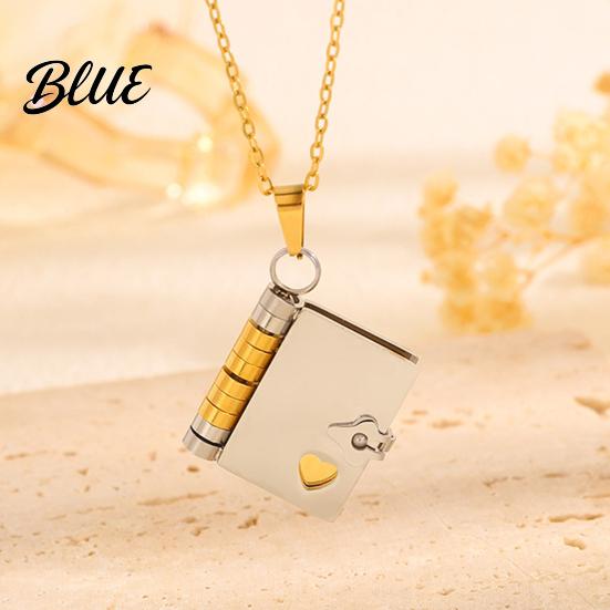 Symbolic Book Jewelry Daughter Necklace My Incredible Girl Pendant Stainless