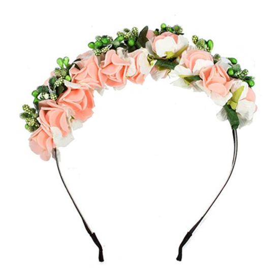 Frauen Blume Boho Floral Stirnband Girlande Festival Hochzeit Braut Haarband
