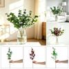1Pcs Silk Fake Leaf Branch 75cm Silk Green Leaves Artificial Eucalyptus Leaf  for Wall Decoration