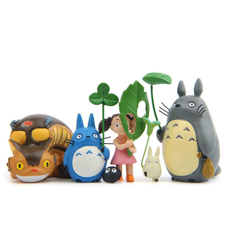 Totoro My Neighbor Model With Leaf Accessories For Creative Home And Party Decor