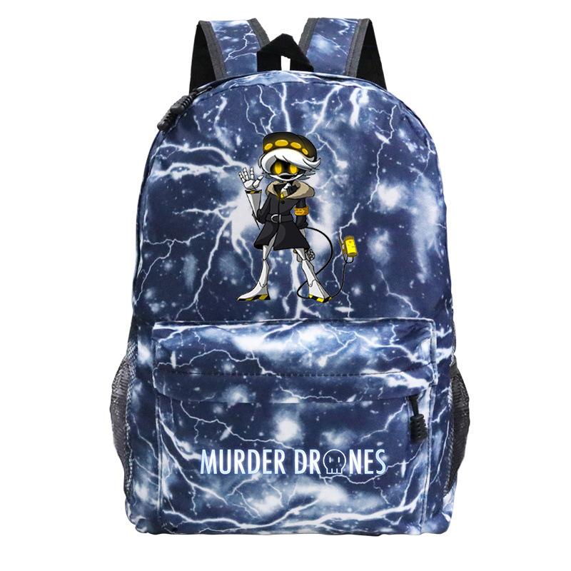 Murder Drones Personality Printing Trend Student School Bag Multifunctional Outdoor Travel Backpack