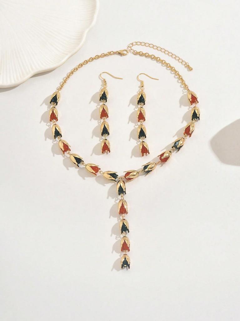 Módní šperky pro dámskou sadu