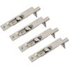 2 Pairs Heavy Duty Stainless Steel Lever Door Latch4 Inch