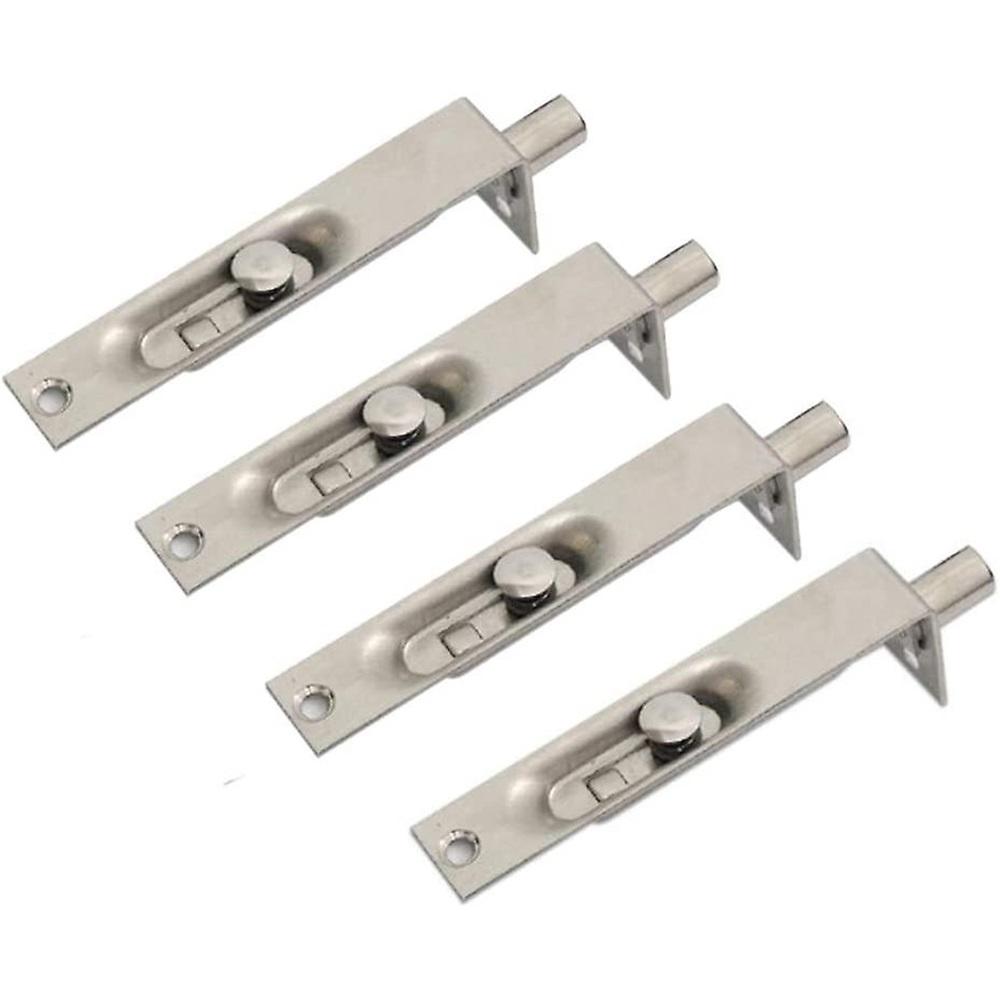 2 Pairs Heavy Duty Stainless Steel Lever Door Latch4 Inch