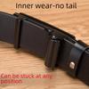 Men's Leather Belt with Automatic Clasp