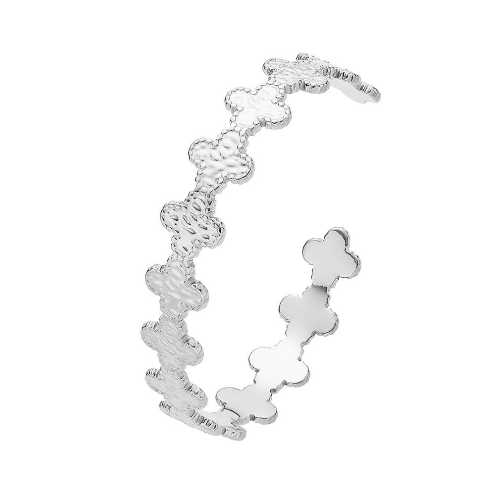 European and American Retro Gold Bracelet Irregular, Bracelet C-shaped Opening, Adjustable Bracelet Women