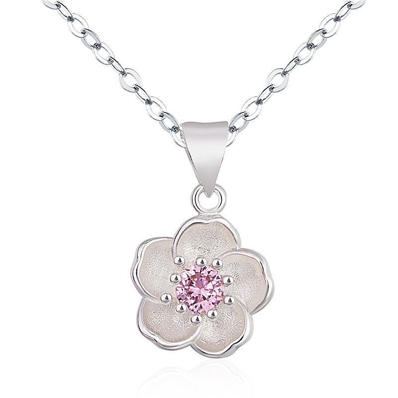 925 Silver Necklace Zircom for Women 18k Gold Plated Jewelry Sterling Silver Pendant Birthday Party Gift Jewelry Gift New N3641