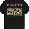 Turnstile Unisexs T Shirt Black Casual Crew Neck With Vintage Rock B Vintage Designer Clothes Top For Everyday Wear Homme