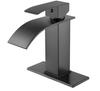Modern Design 304 Stainless Steel Golden Waterfall Basin Faucet Hot Cold Cross-Border Foreign Trade Manufactured Premium Company